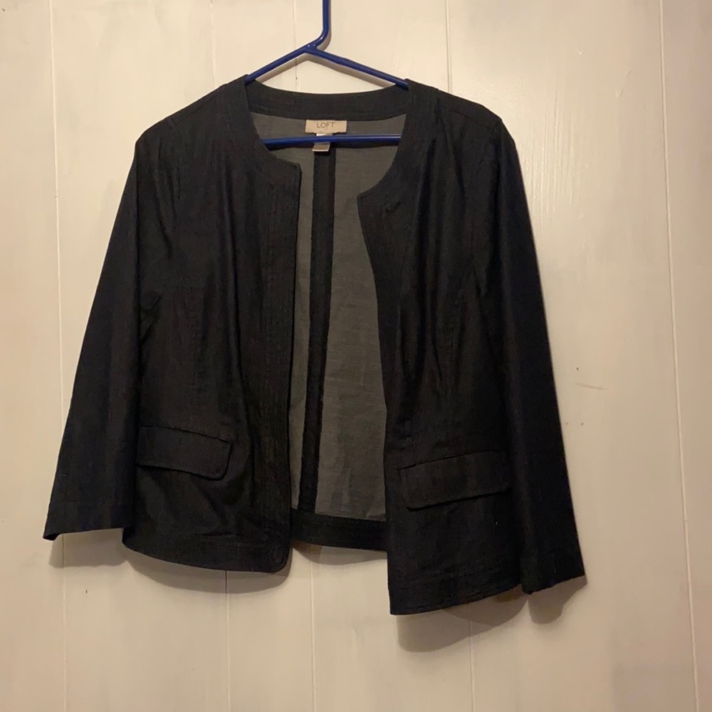 Denim like cardigan